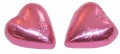 Chocolate Gems - Chocolate Hearts - Pink Foil (Our main image of this Confectionery)