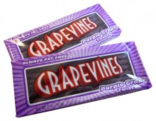 Grape Vines - Purple Grape Twists (Our main image of this Confectionery)