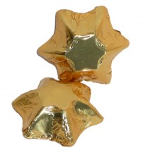 Chocolate Gems - Chocolate Stars - Gold Foil (Our main image of this Confectionery)