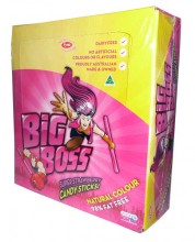 Big Boss Candy Sticks - Super Stawberry (Our main image of this Confectionery)