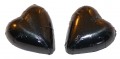 Chocolate Gems - Chocolate Hearts - Black Foil (Our main image of this Confectionery)