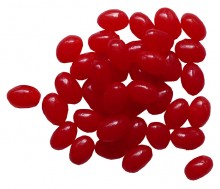 Mini Jelly Beans - Red with a Strawberry Flavour (Our main image of this Confectionery)