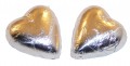 Chocolate Gems - Chocolate Hearts - Silver Foil (Our main image of this Confectionery)