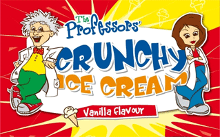 Crunchy Ice Cream is Freeze Dried Ice Cream originally invented for Astronauts Crunchy Ice Cream