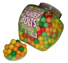 Thunderbolts Sour-Powder Bubble Gum (Our main image of this Confectionery)