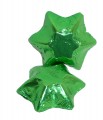 Chocolate Gems - Chocolate Stars - Lime Green Foil (Our main image of this Confectionery)