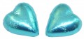 Chocolate Gems - Chocolate Hearts - Light Blue Foil (Our main image of this Confectionery)