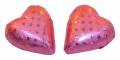 Chocolate Gems - Chocolate Hearts - Embossed Pink Foil (Our main image of this Confectionery)