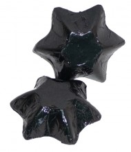Chocolate Gems - Chocolate Stars - Black Foil (Our main image of this Confectionery)