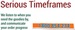 We take your event timeframes seriously